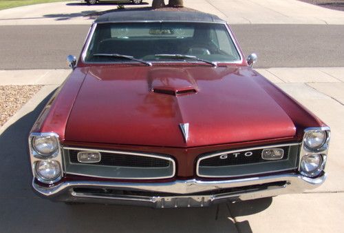 1966 pontiac gto. fact. ti-power, fact 4-speed, fact a/c. phs docs