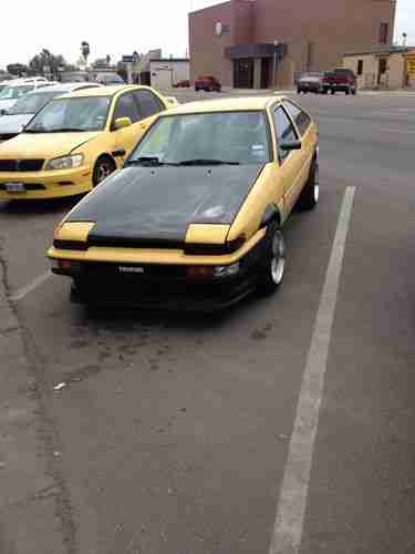 1986 Toyota Corolla Sport GTS Hatchback 2-Door 1.6L Kouki Trueno Zenki AE86, image 2