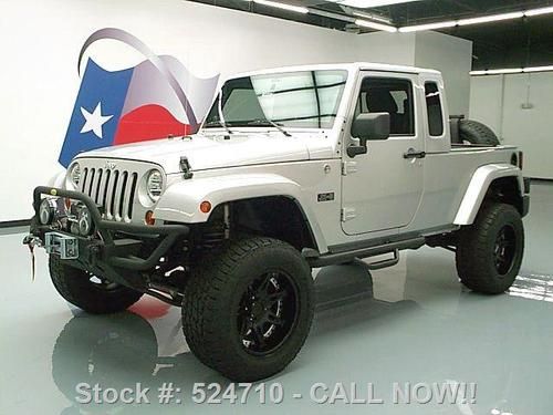 2011 jeep wrangler jk-8 truck 4x4 auto lifted winch 10k texas direct auto