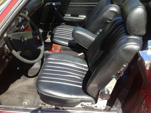 1983 Mercedes Benz 380SL Convertible, Red with Black Interior, US $10,300.00, image 4