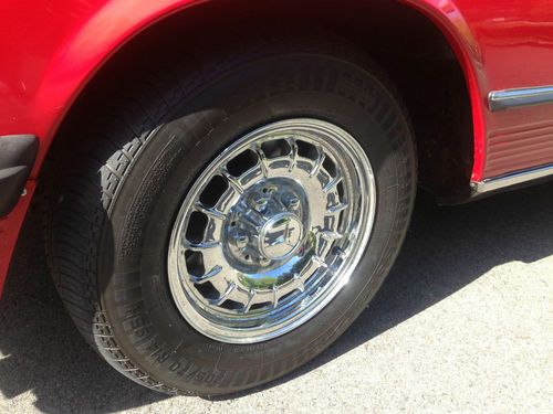 1983 Mercedes Benz 380SL Convertible, Red with Black Interior, US $10,300.00, image 13