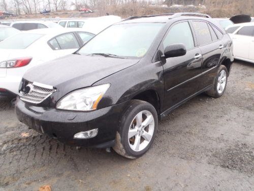 2008 lexus rx 350 w/ nav, camera, sunroof, heated leather, black-on-black, 47k m