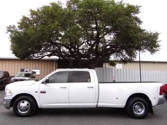 2010 white slt dually 6.7l i6 2wd michelin bluetooth sirius cruise two tone