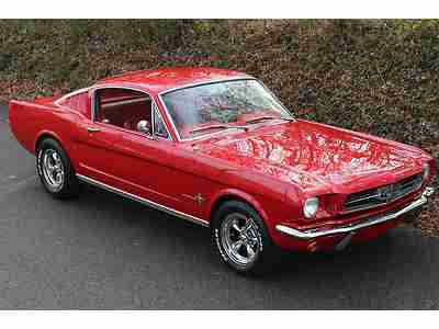 1965 Ford Mustang 2+2 Fastback 289 Auto Pony Interior Super Solid Must See, image 2
