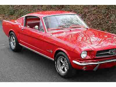 1965 Ford Mustang 2+2 Fastback 289 Auto Pony Interior Super Solid Must See, image 3
