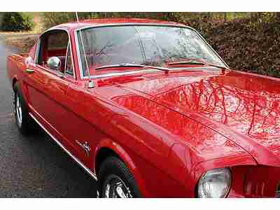 1965 Ford Mustang 2+2 Fastback 289 Auto Pony Interior Super Solid Must See, image 4