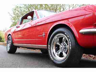 1965 Ford Mustang 2+2 Fastback 289 Auto Pony Interior Super Solid Must See, image 6