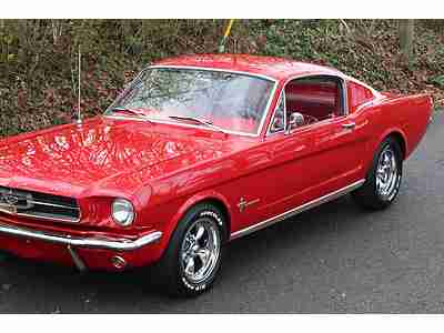 1965 Ford Mustang 2+2 Fastback 289 Auto Pony Interior Super Solid Must See, image 10