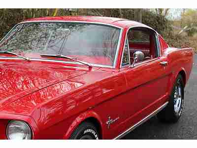 1965 Ford Mustang 2+2 Fastback 289 Auto Pony Interior Super Solid Must See, image 11