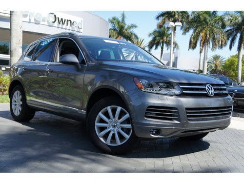2012 volkswagen touareg vr6 executive,all wheel drive,clean carfax,in florida!!!