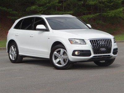 White 3.2l brown leather navigation luxury audi suv awd all wheel drive