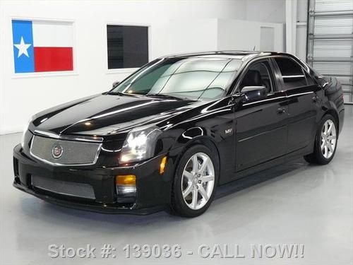 2005 cadillac cts-v ls6 6-spd htd seats nav only 47k mi texas direct auto