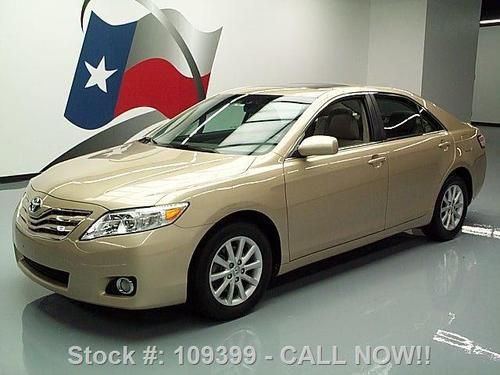 2010 toyota camry xle auto sunroof htd leather 18k mi texas direct auto