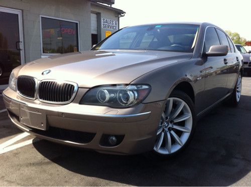 2008 bmw 7 series 750i kalahari beige sport package cold weather package