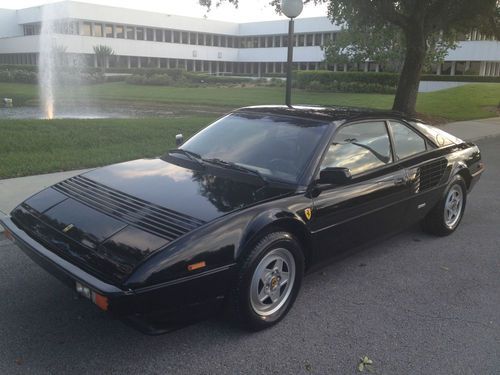 1983 ferrari mondial 8 triple black one owner nice florida car! no reserve