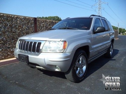 04 grand cherokee overland loaded leather sunroof tx xnice!