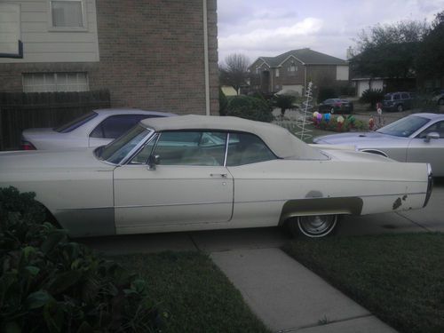 1968 cadillac deville base convertible 2-door 7.7l