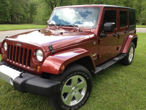 2008 jeep wrangler unlimited sahara sport utility 4-door 3.8l