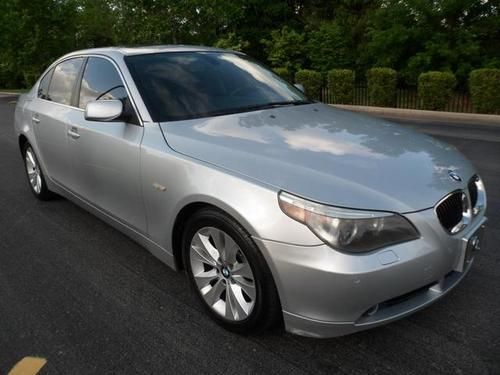 05 bmw 545i, premium/cold weather/gps/xenons/parking assis, 71k mi, no reserve