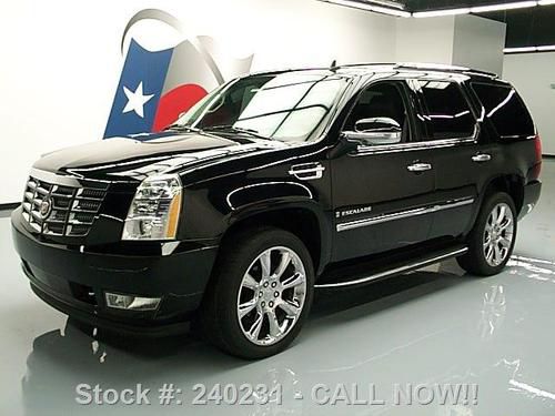 2009 cadillac escalade leather nav dvd rear cam 41k mi texas direct auto