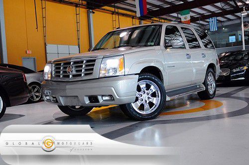 05 cadillac escalade awd auto bose cdc f/r heated sts 3rd row cpt sts boards pdc