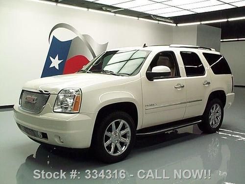 2011 gmc yukon denali awd sunroof nav dvd rear cam 41k texas direct auto