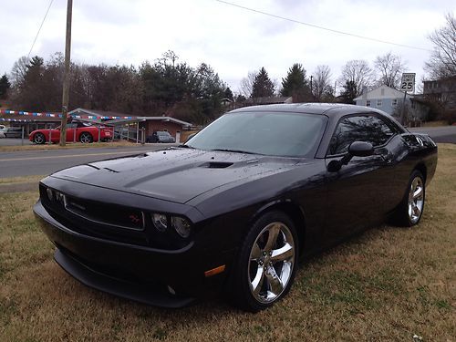 2012 dodge challenger r/t coupe 2-door 5.7l with hemi black in color