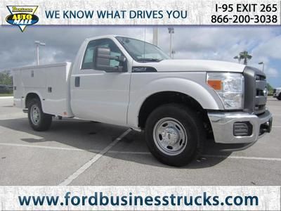 2012 super duty f-250 2x4 reg cab 6.2l v8 6-speed at knapheide service body