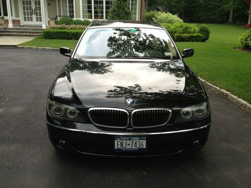 2007 black/tan bmw 750li luxury sedan very heavily equipped!