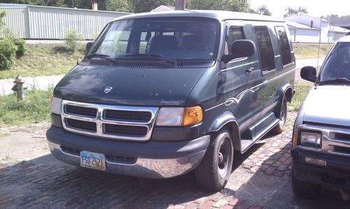 2000 dodge ram conversion van 1500 spruce 52,000 miles parts or fix broken frame