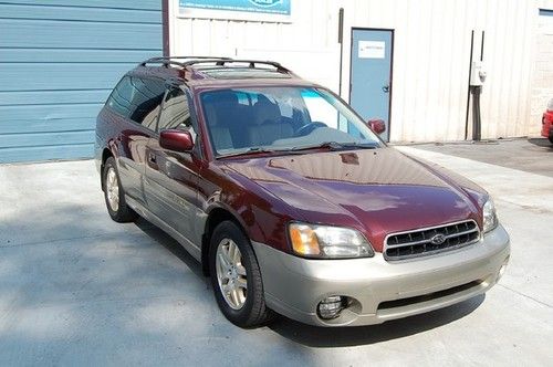 Warranty 2001 subaru outback awd limited leather dual sunroof alloy 27 mpg wagon