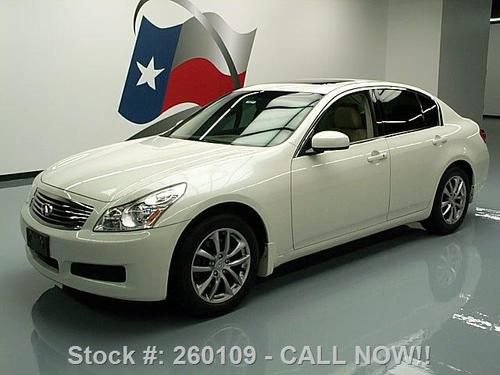 2008 infiniti g35x awd sedan sunroof leather nav 45k mi texas direct auto