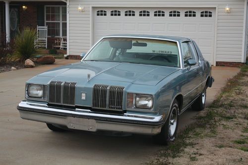 1979 oldsmobile cutlass supreme brougham, 4.3 liter v-8