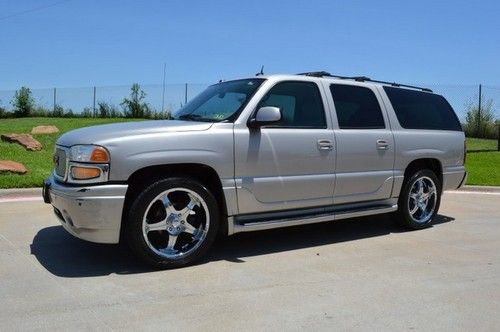 2004 gmc yukon xl denali, rear dvd, moonroof, carfax cert, super clean, serviced