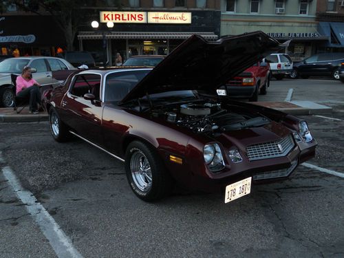 1980 chevrolet camaro new summit motor 350 super clean and new paint steel hood