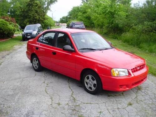 2002 hyundai accent gl sedan 4-door 1.6l