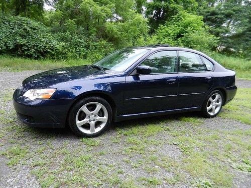 No reserve!! blue 2006 subaru legacy awd sedan ~ one owner ~ 195k hwy miles