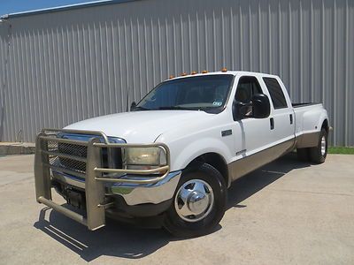 02 f350 lariat (7.3) power-stroke exhaust intake ranch-hand goose neck carfax tx