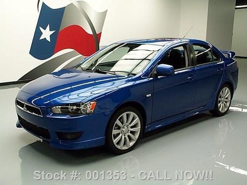 2009 mitsubishi lancer gts auto sunroof spoiler 55k mi texas direct auto