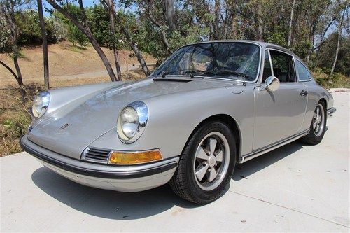 1968 porsche 911 coupe california car black plates was golden green from vasek