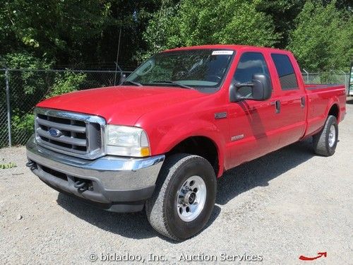 2004 ford superduty xlt f250 4x4 pickup truck powerstroke diesel a/c 8' bed