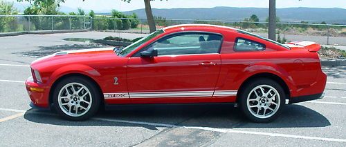 2007 ford mustang shelby gt500 carroll shelby signed, warranted, ford racing pts