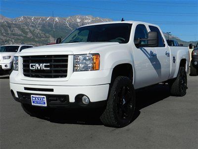 Crew cab slt 4x4 duramax diesel allison transmission custom wheels tires leather