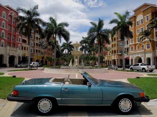 1989 mercedes-benz 560sl**rare color**fl