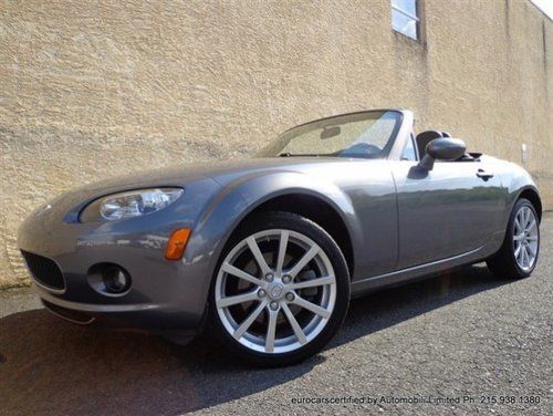 2008 mazda mx-5 miata grand touring warranty hard top bose xenon leather