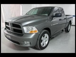 12 ram 1500 quad cab 4x2, 5.7l hemi v8, auto, pwr equip, cruise, 20's,1 owner!