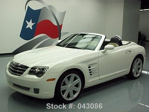 2005 chrysler crossfire ltd roadster 6-spd leather 60k texas direct auto