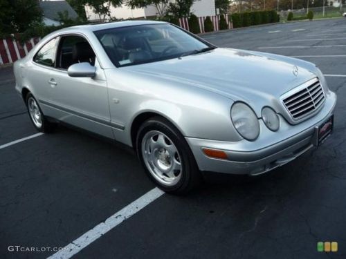 1999 mercedes benz clk 320 2 door coupe 45,000 miles wow !!! silver