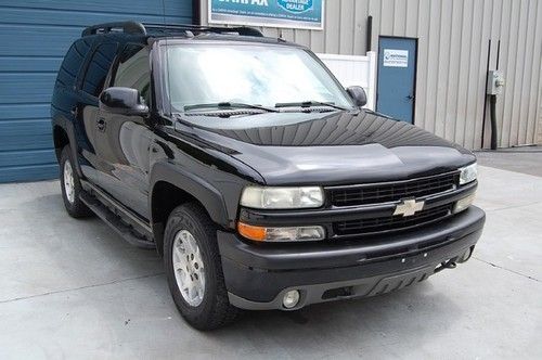 Warranty 2004 chevy tahoe z71 4wd leather alloy tow hitch v8 suv 04 4x4 awd z 71