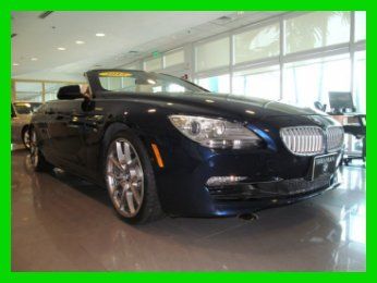 12 certified deep sea blue 4.4l v8 650-i convertible *driver assistance package